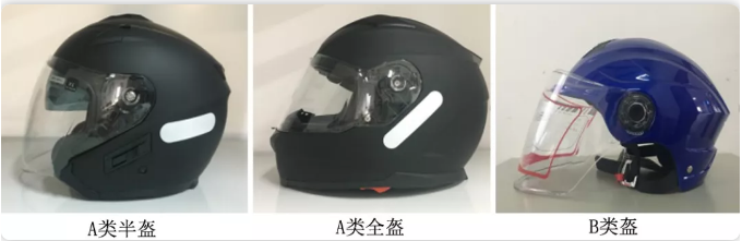 頭盔示意圖